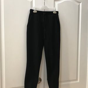 Zara Black Drawstring Trouser Joggers Sz S